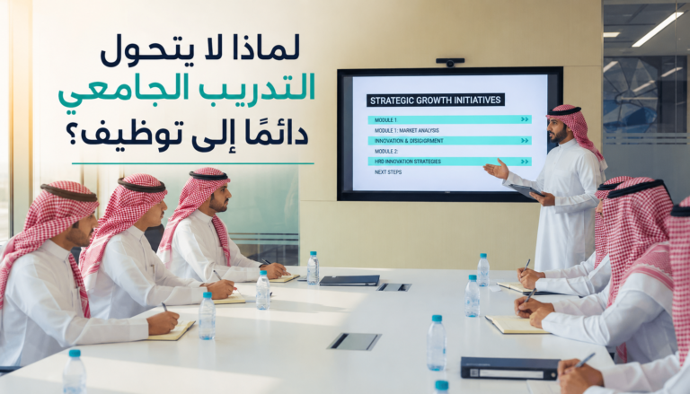 لماذا لا يتحول التدريب الجامعي دائمًا إلى توظيف؟