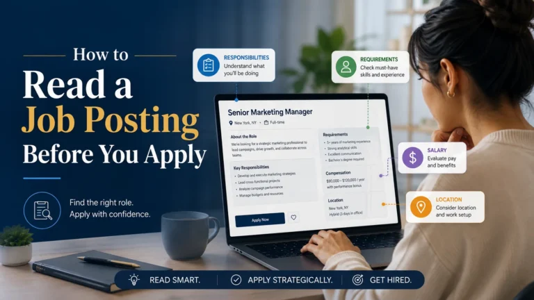 How to Read a Job Posting Before You Apply