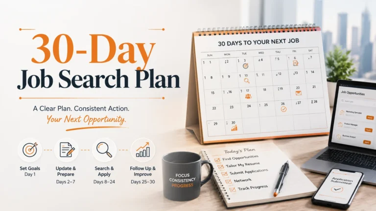 30-Day Job Search Plan